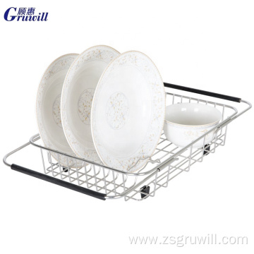 Kitchen stainless steel dish rack dish drainer